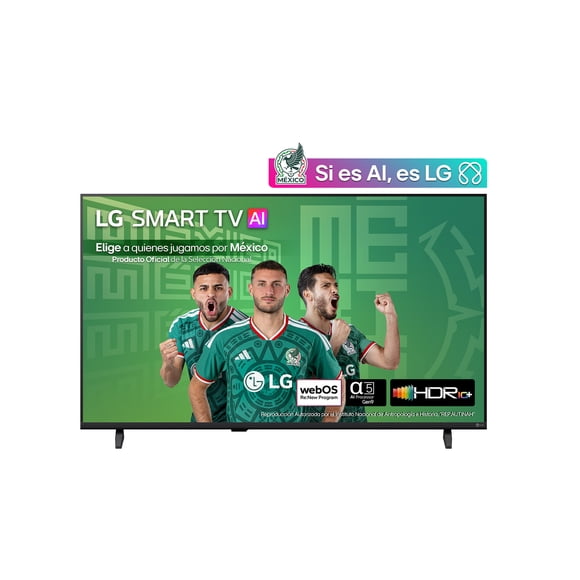 Pantalla 43 pulgadas LG SMART TV AI LB65 webOS 2026