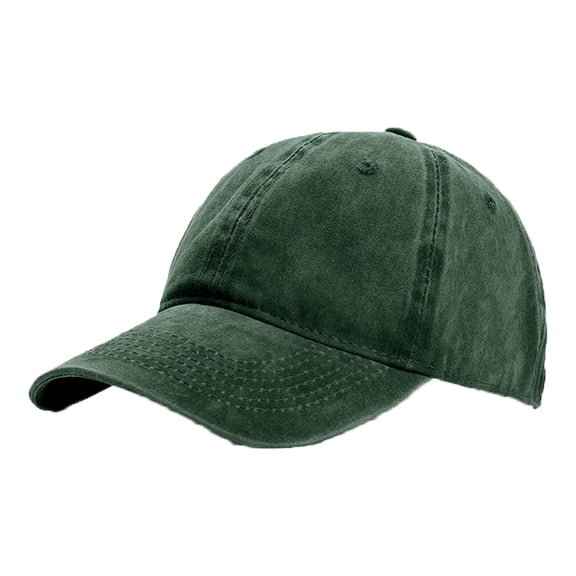 Leeye Washed Soft Top Baseball Cap, Unisex Classic Denim Bill Hat with Adjustable Strap, Lightweight Breathable Cotton Cap for Casual Outdoor Wear, Navy, 0.18 lb