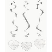 Love Wedding Dangling Swirls (1 Dozen) - Bulk