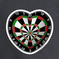 thumbnail image 3 of CafePress - Dart Love Long Sleeve Dark T Shirt - Long Sleeve Dark T-Shirt, 3 of 4