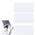 thumbnail image 7 of 30Pairs No Show Socks Cotton Liner Low Cut Sock for Men Women Thin 30 Pack Solid Color White Summer travel, 7 of 7