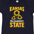 thumbnail image 4 of Inktastic Kansas the Sunflower State Boys or Girls Baby Bodysuit, 4 of 5