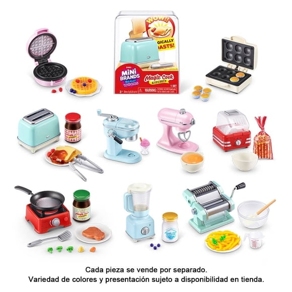 Figura Zuru Mini Brands Really Works Serie 1 Waffle Maker Cocina mágica artículo sorpresa