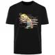 thumbnail image 3 of Camiseta de verano retro con letras simples para hombre, 100 % algodón, cómoda, transpirable, informal, a la moda, ropa de calle para exteriores para hombre, 3 of 5