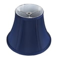 thumbnail image 4 of Urbanest Set of 2 Softback Bell Lampshade, Faux Silk, 5-inch by 9-inch by 7-inch, Champagne, Spider-fitter, 4 of 6