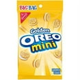 thumbnail image 2 of OREO Mini Golden Sandwich Cookies, Vanilla Flavor, 12 Big Bags, 2 of 6