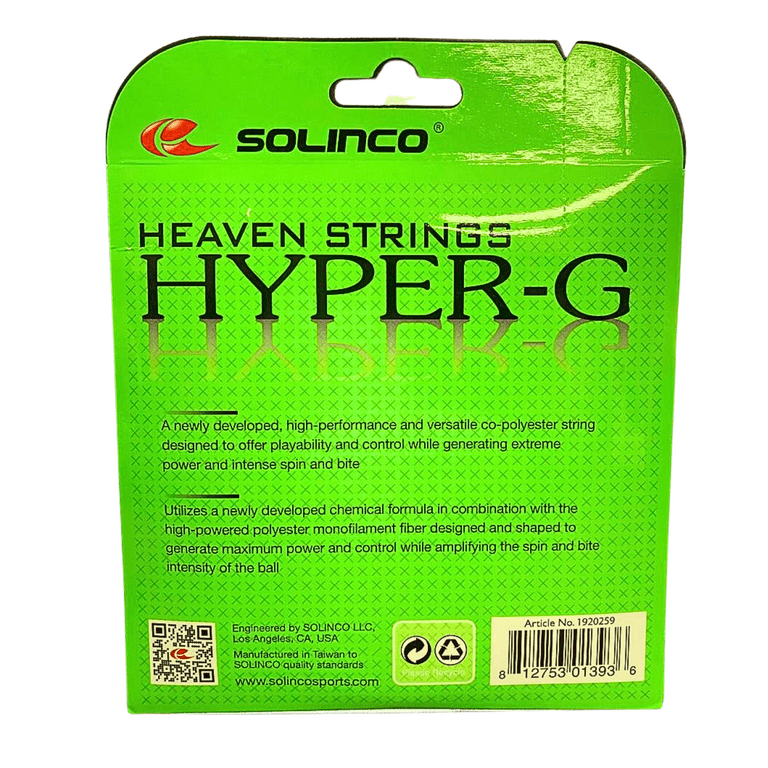 Solinco Hyper-G Tennis String ( 19G Green )