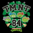 thumbnail image 2 of Men's Teenage Mutant Ninja Turtles Varsity TMNT 84 Heroes  Graphic Tee Black Small, 2 of 5