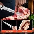 thumbnail image 6 of Knife Recommended By A Chef -Japanese Premium Knife, 5.91'' Super Sharp German High-Carbon Stainless Steel Boning Knifes with Eather Sheath for Home, Camping (1) (Boning knife), 6 of 10