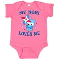 thumbnail image 3 of Inktastic My Noni Loves me with Owl Boys or Girls Baby Bodysuit, 3 of 5