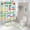Bathroom Rules, variant on 4PCS Rustic Floral Flower Sweet Love Home Fabric Shower Curtain Set, with Non-Slip Rugs, Toilet Lid Cover and Bath Mat Farmhouse Country Vintage Wood Plank Cotton Bathroom Decor Waterproof 72x72