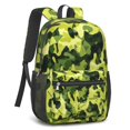 thumbnail image 3 of 17 Inch Lightweight Backpack,PVC Waterproof Oxford Fabric, Ergonomically Designed, with Large Capacity, Camouflage Print, 3 of 5