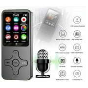 Bluetooth Mp3 Player with Speaker,64GB Portable HiFi Sound Student Player Walkmans Player Digital Music Mp3 Mp4 Player with FM Recorder E-Book,Video