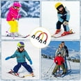 thumbnail image 2 of Kids' Snow Sports Secure Connector: Durable Ski & Snowboard Clamp with Boot Fixer, Adjustable Snow Rope Modification, Easy-to-Use High-Quality Outdoor Gear for Cross-Border Adventures (Earth Yellow), 2 of 5