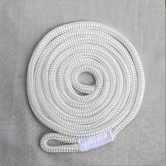 Strong boat fender line White 6ft 3/8inch kayaking dock yacht pontoon kayaking dock Polyester polyester double braid for G2 G3 G4 G5