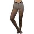 thumbnail image 3 of ToBeInStyle Womens Timelessly Classic Professional Fishnet Tights - Black - One Size, 3 of 5