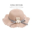 thumbnail image 3 of Youmylove Girls Summer Hat Bag Set Cartoon Flower Sunshade Hats Beach Cap Straw Hat Bag Kids Summer Accessories Lightweight Sun Hats, 3 of 5