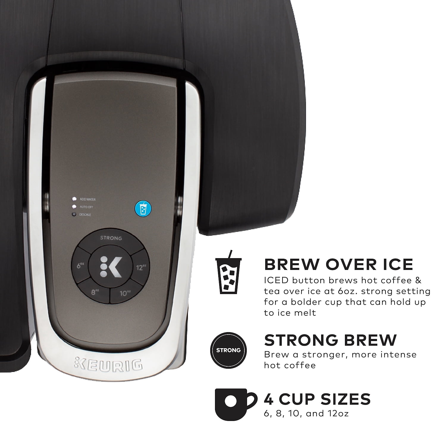 Keurig K-1550 Bundle Commercial Single Serve Coffee Maker with 190 K-Cup Pods Black (5000341033)