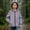 Purple, variant on Lastesso Girls Rain Jacket Lightweight Hooded Zipper Jacket Windbreaker Fall Water-Resistant Outerwear with Pockets Beige Size 5