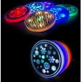 thumbnail image 3 of LINLIN LED Coasters, LED Cup Holder Lights 2 Pack LED Car Coasters with Rermote 8 Colors Cup Pad USB Cup Mat, 3 of 5