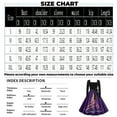 thumbnail image 3 of Christmas Dresses for Women Women's Casual Fashion V Neck Christmas Printed Vintage Dress with Merry Christmas for Christmas Party,Black,L, 3 of 5