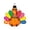 a, variant on Thanksgiving Turkey Pumpkin Hanging Decoration, Printed Textile-Style Ornament with Colorful Tail Feathers and Pilgrim Hat for Door, Wall, Party, and Fall Home Displays