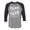Black/Grey, variant on Please Please Please Unisex 3/4 Sleeve Baseball Raglan Tee
