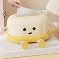 thumbnail image 4 of Ywmsfl Unique Tissue Container Paper Towel Stand Tissues Dispenser with Spring Napkin Box for Bathroom, 4 of 10