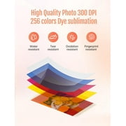 Restored HPRT Photo Printer 4x6,+20 Sheets&1ribbon,Wi-Fi Wireless Instant Picture Printer for iPhone, Android, Smartphone, Thermal Dye-Sublimation, AR Video Printing,Portable Photo Printers,Beige