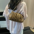thumbnail image 4 of Nuevo bolso plisado para axilas con textura de Joker, bolso de hombro a la moda para mujer, bolso de PU para mujer MFZFUKR BST3059635-2, 4 of 5