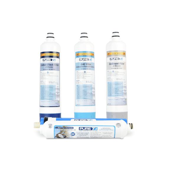 PureT EZ-SLIM-SET5 Complete Filter Set for E3RO550EZ Reverse Osmosis System
