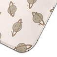 thumbnail image 3 of Cartoon Space Vehicle Coffee Mat – Ultra Absorbent Microfiber Spill Mat with Fire Galaxy and Excavator Artwork, Foldable Dish Drying Pad for Boys and Kids, 3 of 3