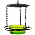 thumbnail image 1 of Couronne M446-200-01 Floral Bird Feeder - Black & Lime, 1 of 1