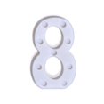 thumbnail image 4 of Led Letters Lights Alphabet Remote Control Alphabet Letter Lights Led Light Up White Plastic Letters Standin Led Lights Remote Control Remote Control Led Lights Light Up Letters for Party, 4 of 9