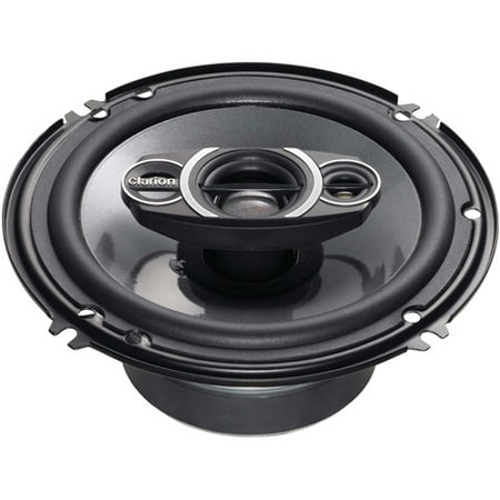 CLARION SRQ1632R Q Series 3-Way Speaker System 6.5in PK 350W Max PK 55W Rms PK .75in Pure Soft Dome
