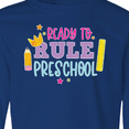thumbnail image 4 of Inktastic Ready To Rule Preschool Back to School Long Sleeve Youth T-Shirt, 4 of 5