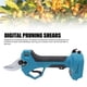 thumbnail image 3 of Tijeras De Podar Eléctricas, Podadora De Jardín, Pantalla Digital Recargable Ergonómica De Alta Eficiencia Para Huerto, 3 of 7