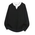 thumbnail image 2 of pstuiky manga larga para hombre, Sudadera deportiva de manga larga con bolsillo y color liso para hombre camisetas de hombre xl, 2 of 4