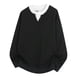 thumbnail image 2 of pstuiky manga larga para hombre, Sudadera deportiva de manga larga con bolsillo y color liso para hombre camisetas de hombre xl, 2 of 4