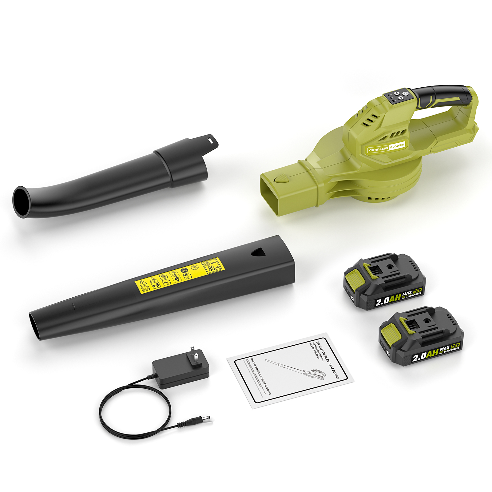 Seyvum 20V Cordless Leaf Blower with 2 Batteries photo 6