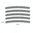 thumbnail image 3 of 5Pcs Artifictic Diamond Car Tire Rim Sticker Auto Decorative Sticker Safety Warning Stripe Wheel Hub Car Accessories For Women, 3 of 4