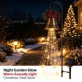 thumbnail image 3 of Christmas Solar Bell Light,Waterproof Outdoor Decorative Garden Stake Light,Solar Powered Christmas Bell Night Light for Pathway Yard Patio Holiday Outdoor Decor, 3 of 7