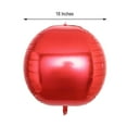 thumbnail image 3 of Efavormart 2 Pack 18" Red Aluminum Foil Round Sphere Balloon Wholesale 4D  Mylar Balloons, 3 of 10