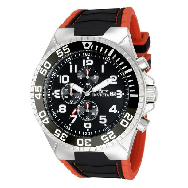 Invicta red online and black watch