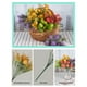 thumbnail image 3 of Cateissary Fondo decorativo de rama de flores artificiales, de simulación DIY, adorno de ramo de plantas, tallo largo, decoración de Decoración Violeta, 3 of 6