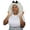 White, variant on HPO Adult Womens Clown Wig with Bow | Jumbo Super Size Wig | Premium Breathable Capless Cap