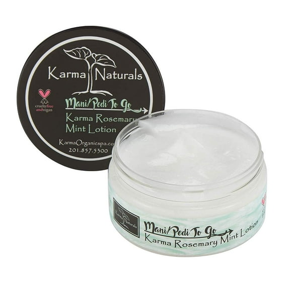 Karma Organic Rosemary Mint Lotion and Scrub  Superfluous Moisturizing
