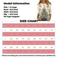 thumbnail image 3 of Ladies Tops and Blouses, Polyester Christmas Women Sweaters 2025 Holiday Party Outfits 3/4 Sleeve Winter Blouses Xmas Office Attire Cozy Layering Trending Apparel Family Red S, 3 of 5