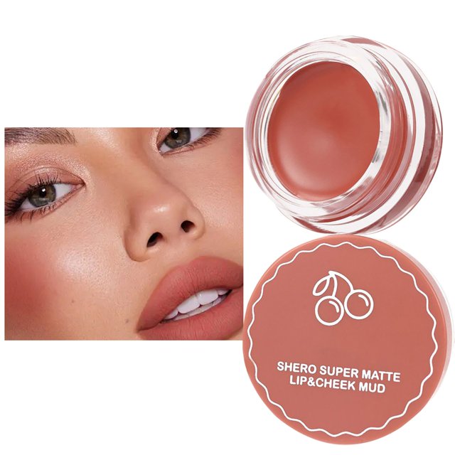 Lip Mud Long Lasting Lipstick Long Lasting Lip And Cheek Use Lip Mud 5.5G, Makeup White Blusher