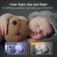thumbnail image 4 of ARENTI 2K Ultra HD WiFi Nanny Cam, 5" Baby Monitor Screen, Night Vision, Lullabies, Tire Detection, Motion Detection, Temperature and Humidity Sensor, Two-Way Talk, 4 of 6